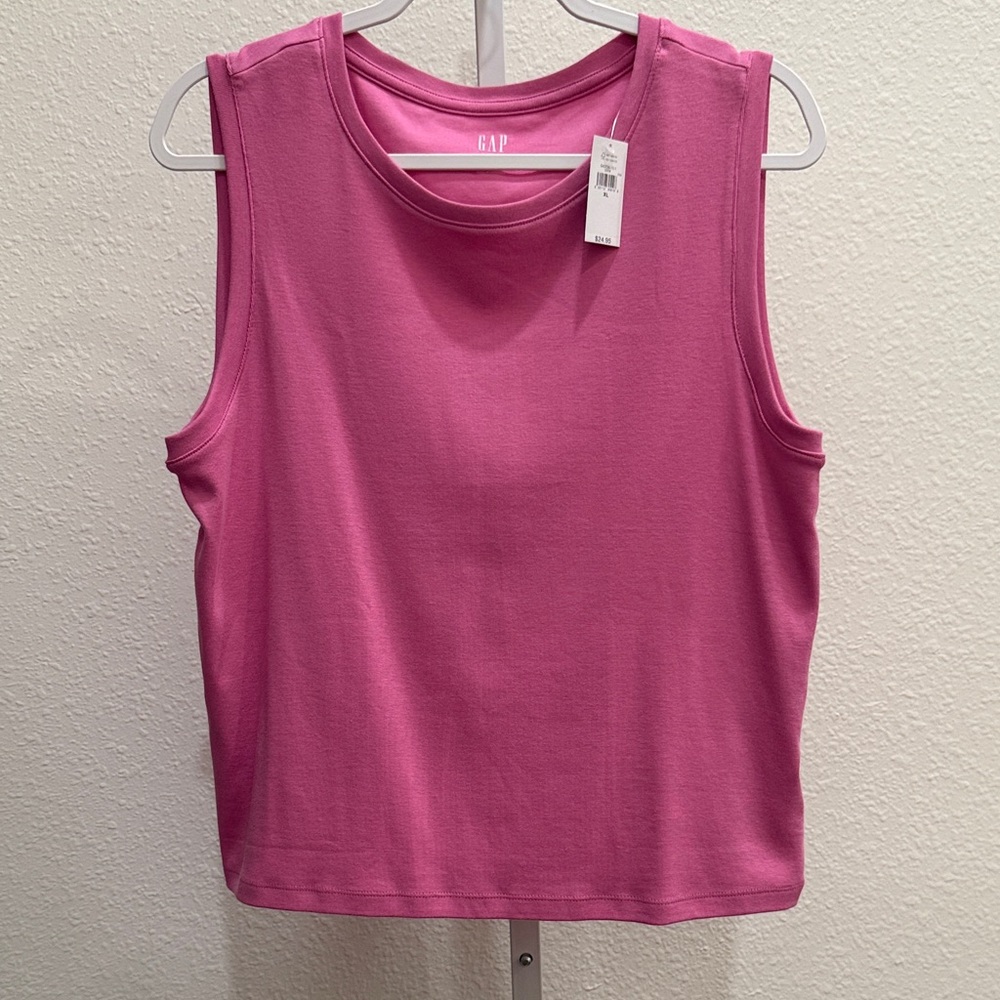 NWT Gap Modern Tank - XL in pink